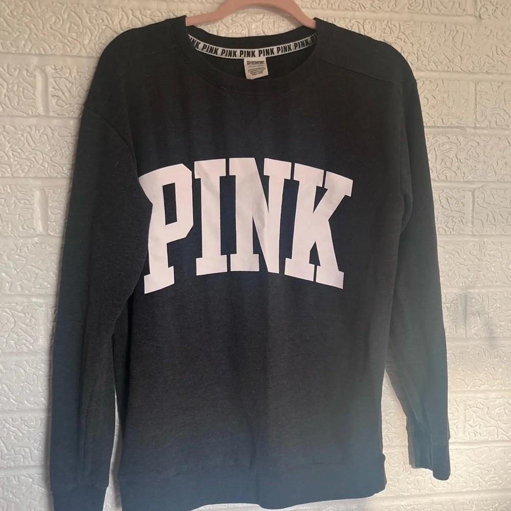 PINK Victoria's Secret Bundle, sweatshirt & 2 pairs of sweats - Picture 3 of 13